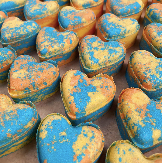 Juicy Mango Heart Bath Bomb