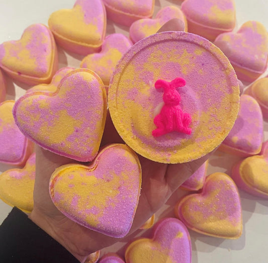 Marshmallow Heart Bath Bomb