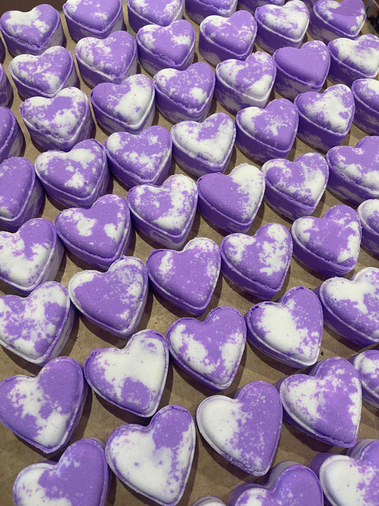 Lavender Breeze Heart Bath Bomb